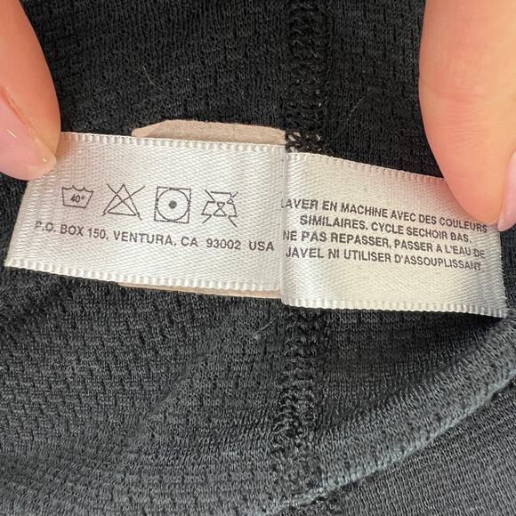 PATAGONIA Capilene Black Crewneck Midweight Long Sleeve Pullover Baselayer Top L - Picture 10 of 10